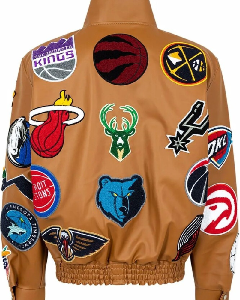 Farfetch Jeff Hamilton NBA Collage faux-leather jacket Farfetch Jeff Hamilton NBA Collage faux-leather jacket