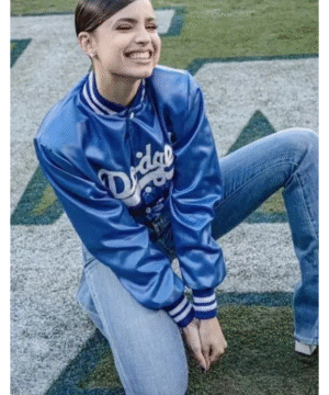 Sofia Carson Dodgers Jacket