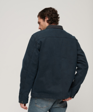 Superdry Mens Workwear Ranch Black Jacket