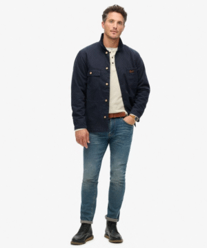 Superdry Mens Workwear Ranch Black Jacket