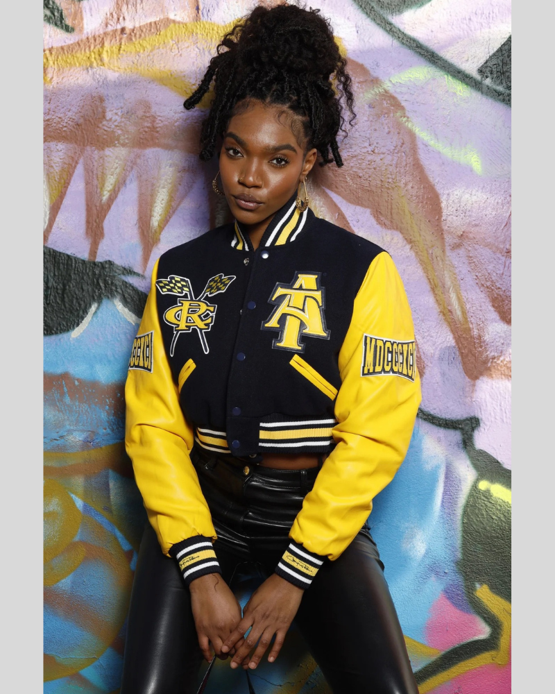 (Women) North Carolina A&T State University Varsity Jacket (1) (Women) North Carolina A&T State University Varsity Jacket