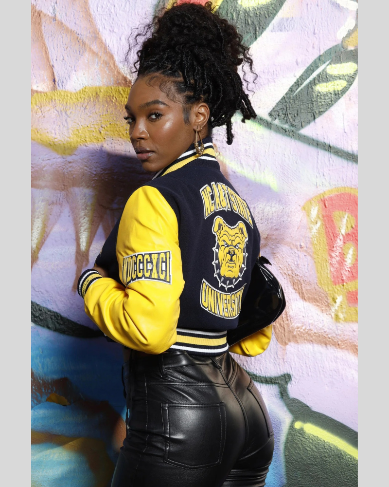 (Women) North Carolina A&T State University Varsity Jacket (Women) North Carolina A&T State University Varsity Jacket