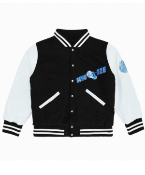 "asteroids" Varsity Jacket black