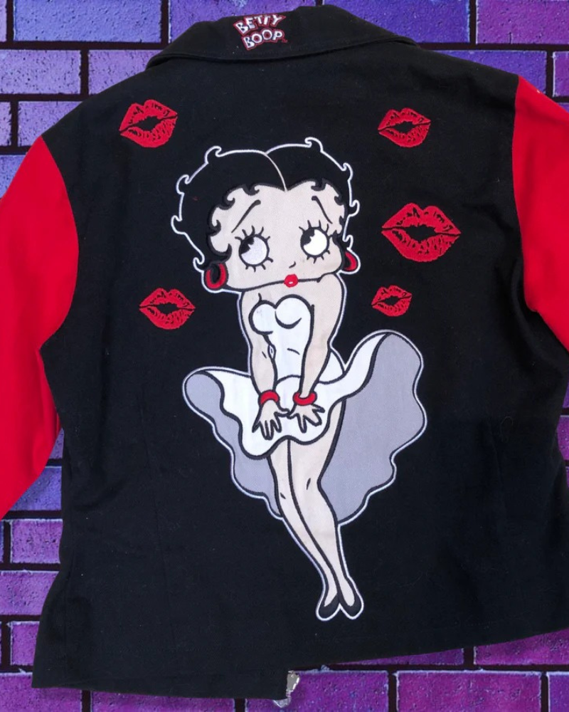 Betty Boop as Marilyn Monroe Racer Jacket Betty Boop as Marilyn Monroe Racer Jacket