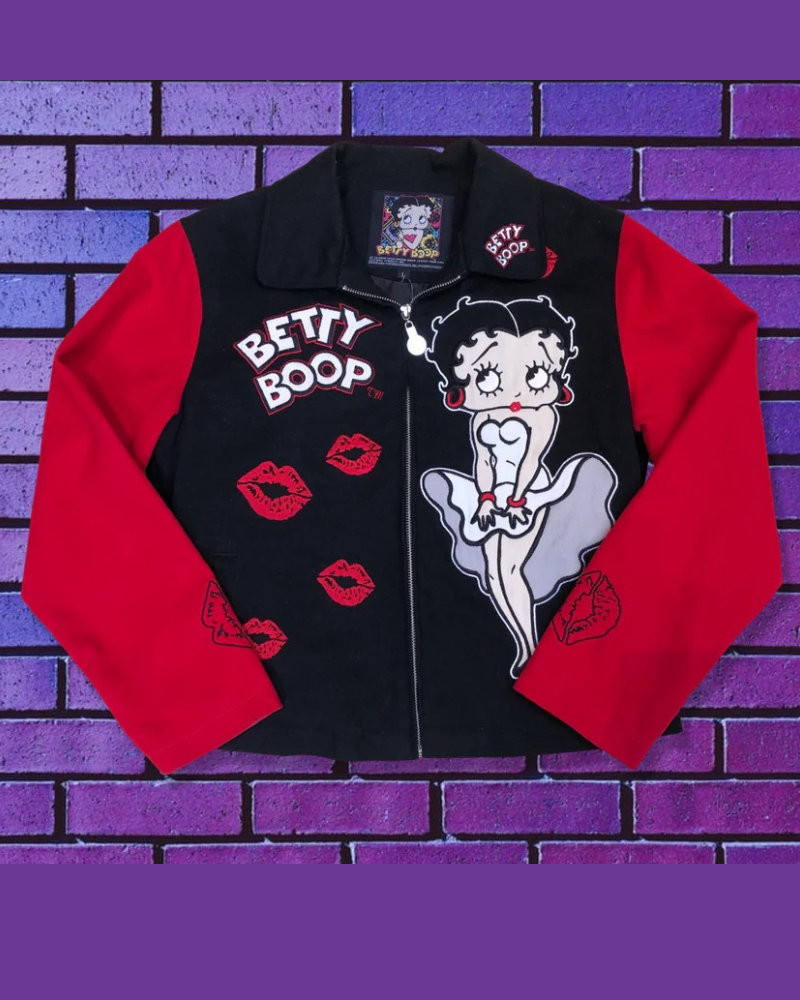 Betty Boop as Marilyn Monroe Racer Jacket Betty Boop as Marilyn Monroe Racer Jacket