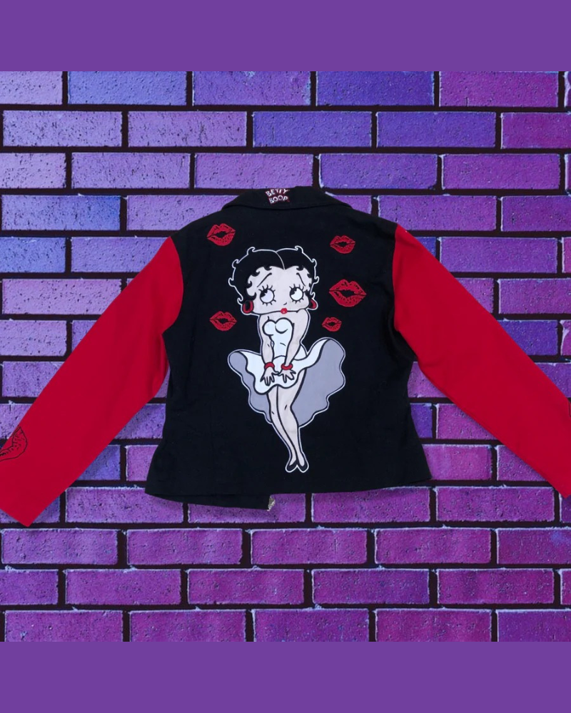 Betty Boop as Marilyn Monroe Racer Jacket Betty Boop as Marilyn Monroe Racer Jacket