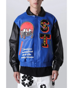 DENIM TEARS x SAINT Mxxxxxx HOLY GRAIL Varsity Jacket