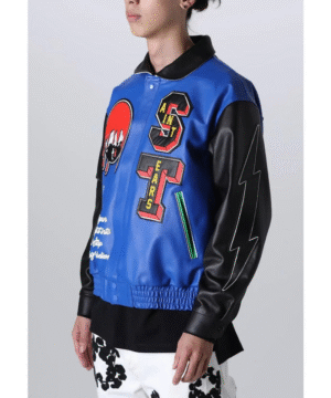 DENIM TEARS x SAINT Mxxxxxx HOLY GRAIL Varsity Jacket
