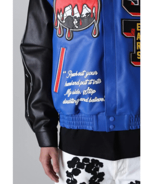 DENIM TEARS x SAINT Mxxxxxx HOLY GRAIL Varsity Jacket