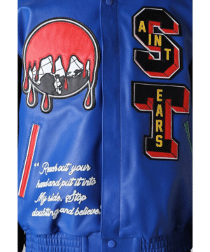 DENIM TEARS x SAINT Mxxxxxx HOLY GRAIL Varsity Jacket