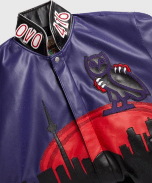 EXTREMELY RARE OVO JURASSIC PARK TORONTO RAPTORS VARSITY JACKET JEFF HAMILTON XL