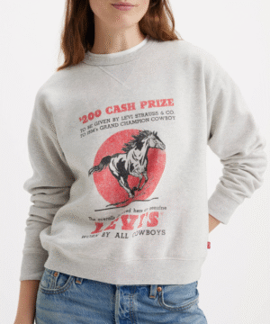 LEVI'S Cash Prize Graphic Crewneck Sweatshirt