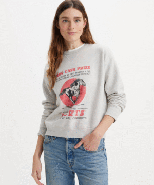 LEVI'S Cash Prize Graphic Crewneck Sweatshirt