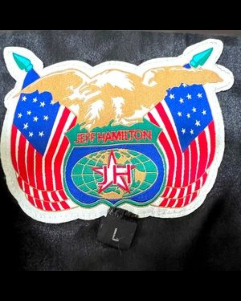 OVO NBA Jeff Hamilton Team Icons Wool Jacket OVO NBA Jeff Hamilton Team Icons Wool Jacket