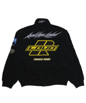 RL Super Moto Black Racing Jacket