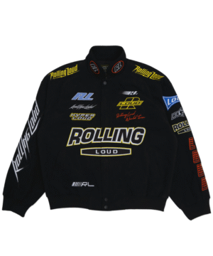 RL Super Moto Black Racing Jacket