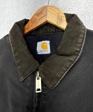 Carhartt J77 BLK Santa Fe Jacket Black Aztec Print Lining