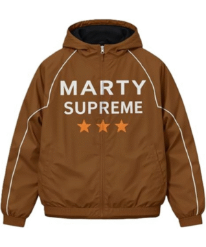 Unisex Cotton Twill Timothee Mart Suprem Hooded Jacket - Trendy Outdoor Bomber Jackets with Hood