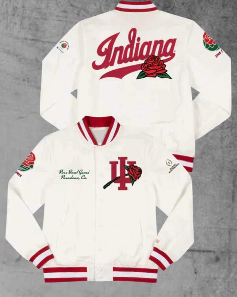 Indiana Hoosiers 2026 Rose Bowl Game Jacket Indiana Hoosiers 2026 Rose Bowl Game Jacket