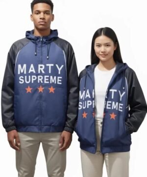 Unisex Cotton Twill Timothee Mart Suprem Hooded Jacket